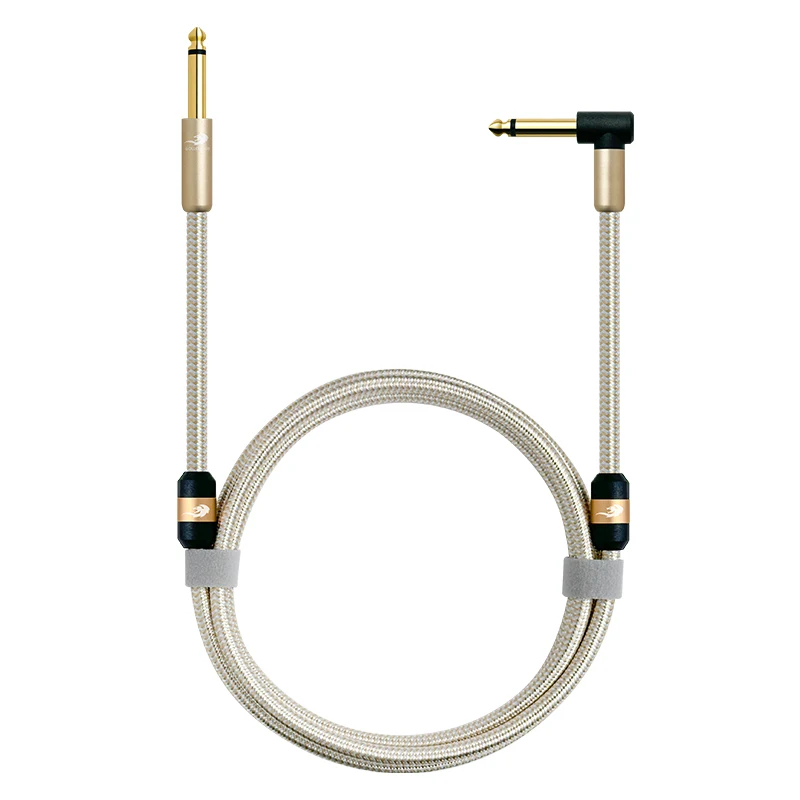 1/4 Inch Guitar Instrument Cable Jack 6.35mm Male To Male Mono Audio Cord for Guitar Piano Bass Keyboard Speaker Amplifier Etc