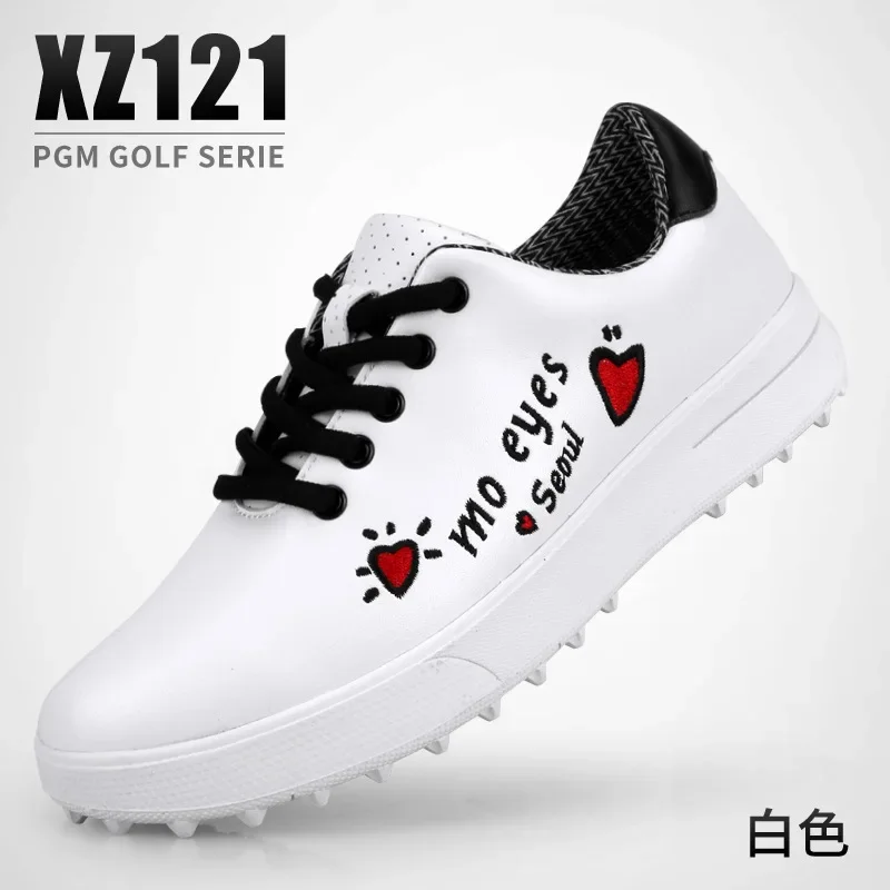 PGM Zapatos de golf Zapatos deportivos para niños Zapatillas impermeables con grafiti para niños y niñas