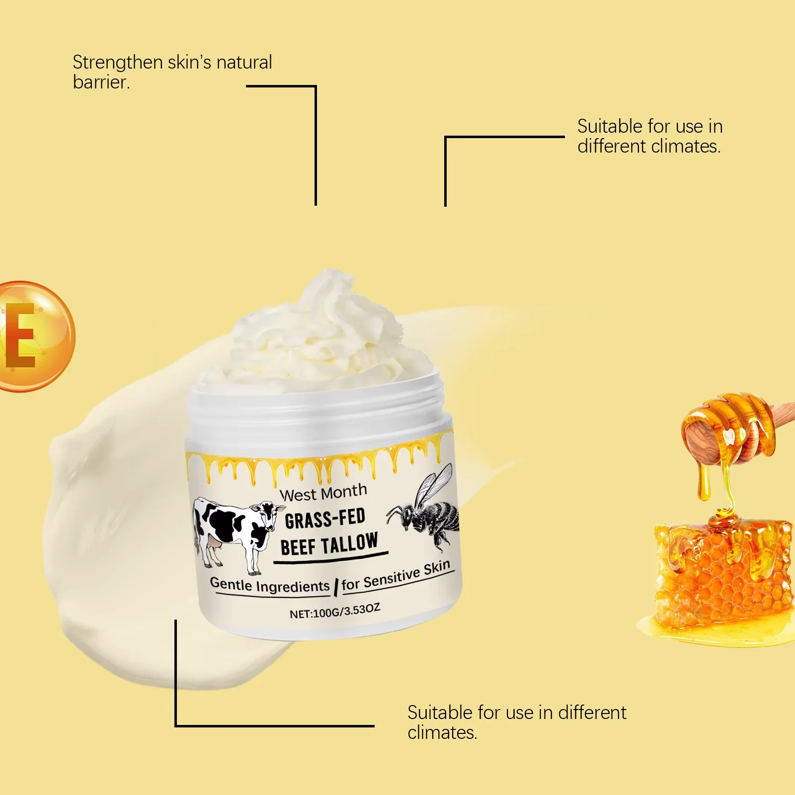 Moisturizing Face Cream Brightening Soothing Hydrating Dry Skin Repair Firming Smooth Increase Elasticity Nourishing Face Cream