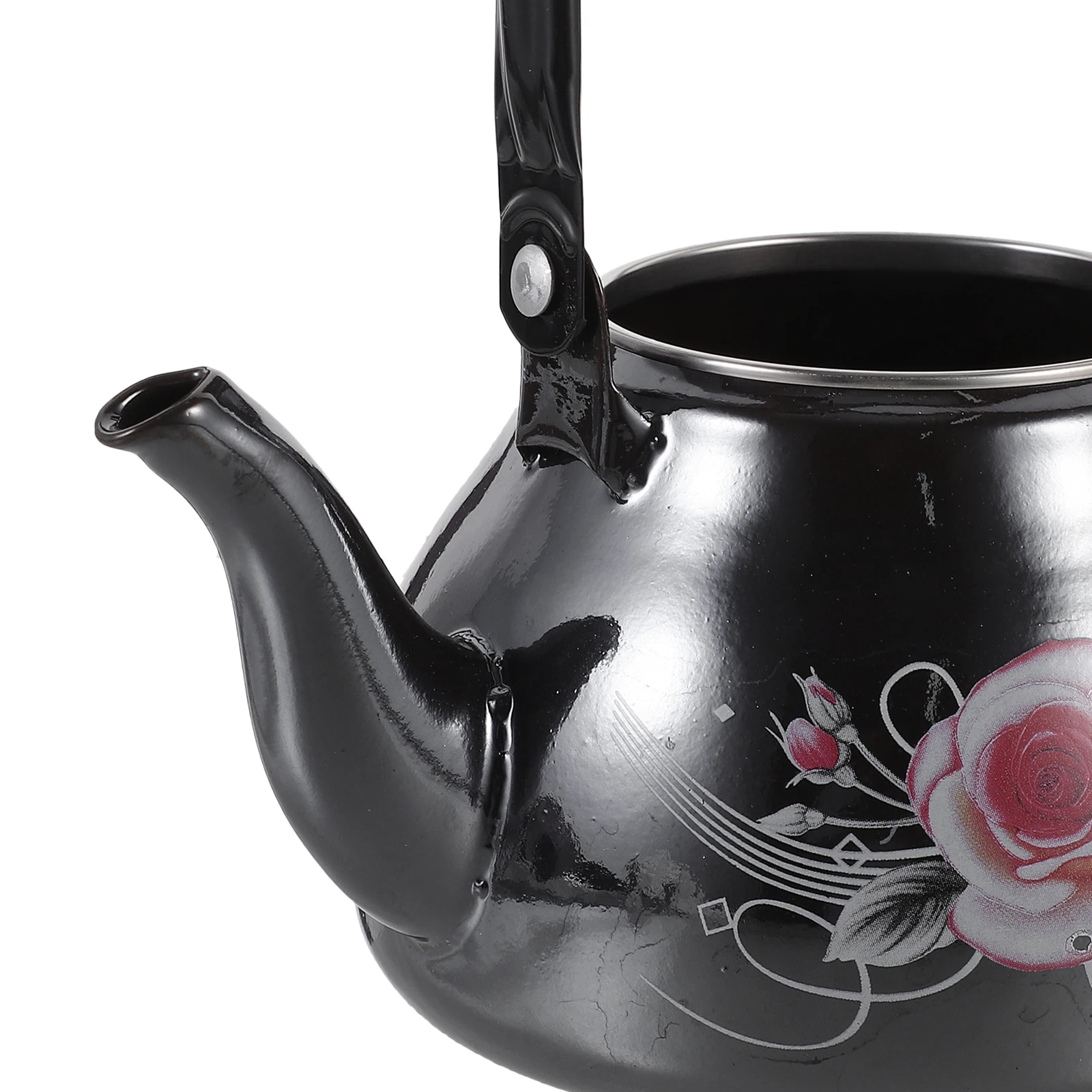 

Enamel Tea Kettle Teapot Unique Teapots Hanging Ears Retro Stovetop Teakettle Water