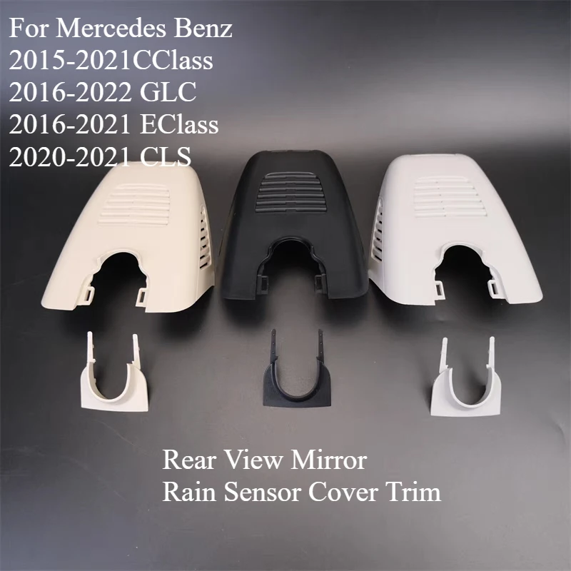 Rear View Mirror Trim Cover Black For Mercedes Benz C E GLC CLS OEM A2058210300