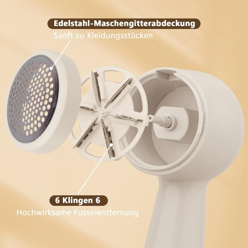 Afeitadora de tela portátil, 3 modos, recargable, para ropa, suéter eléctrico