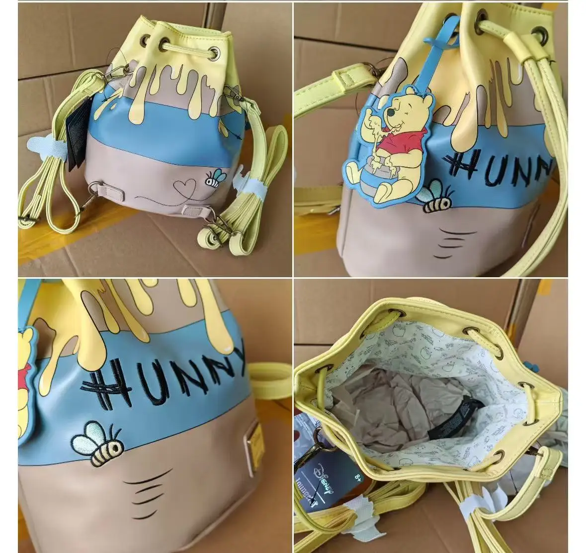 

Disney Cartoon Character Peripheral Fashionable And High Quality Bag With 3D Patchwork And Embroidery Cute Unisex Backpack Gift