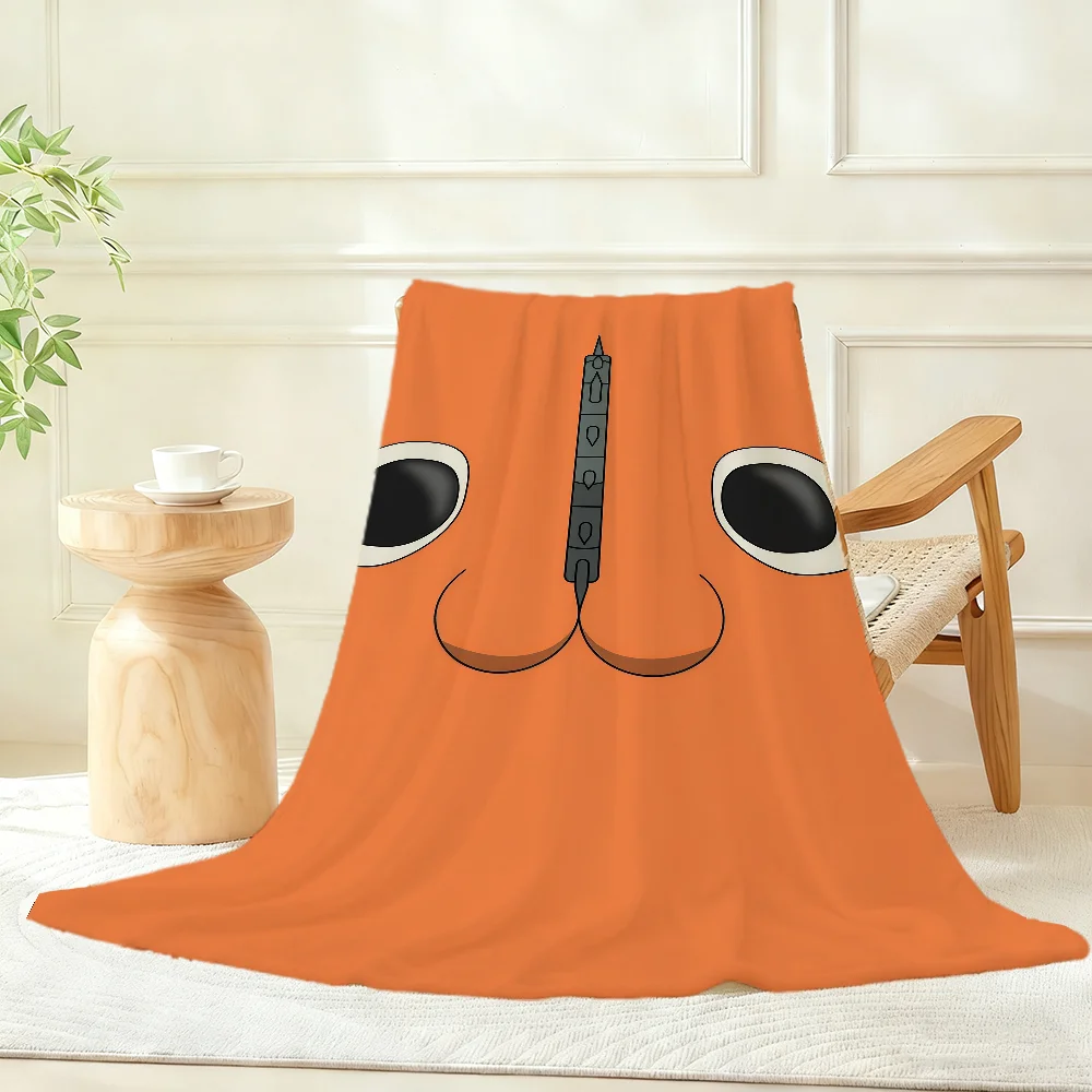 C-Chainsaw Anime Cute M-Man Blanket Throw Super Cosy Plush Living Room Sofa Couch Childish Birthday Gifts