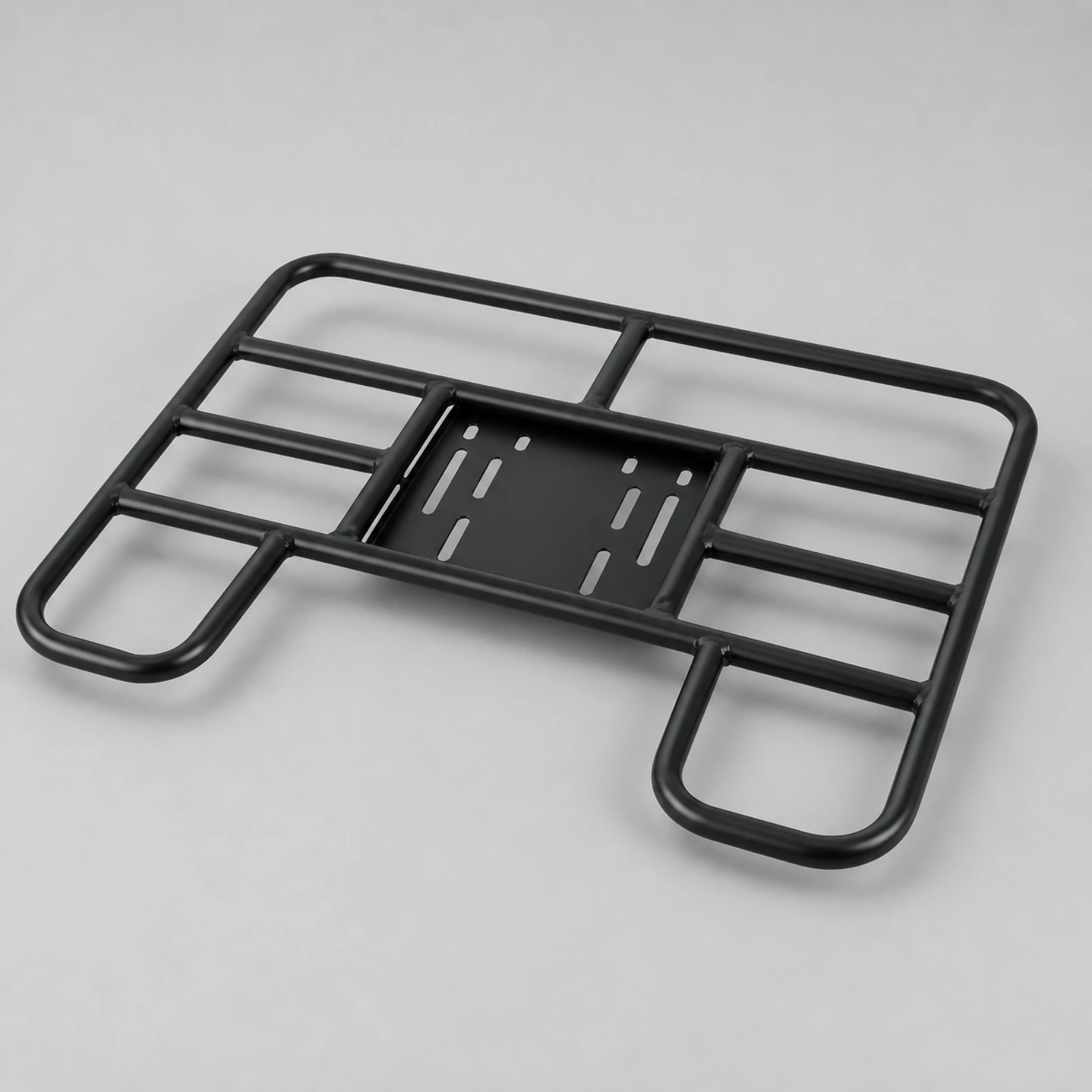 Motorcycle Rear Cargo Rack Easy to Install Carbon Steel Rear Cargo Rack Stable Lightweight for Delivery Workers