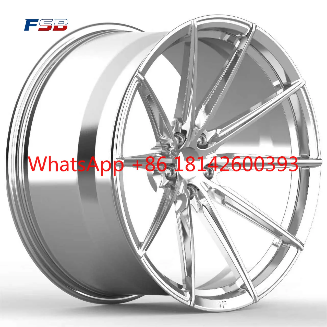 16-24 Inch Deep Concave Machine Face Multi-Spoke Forged Wheels Black Finish Centerlock Car Rim Parts