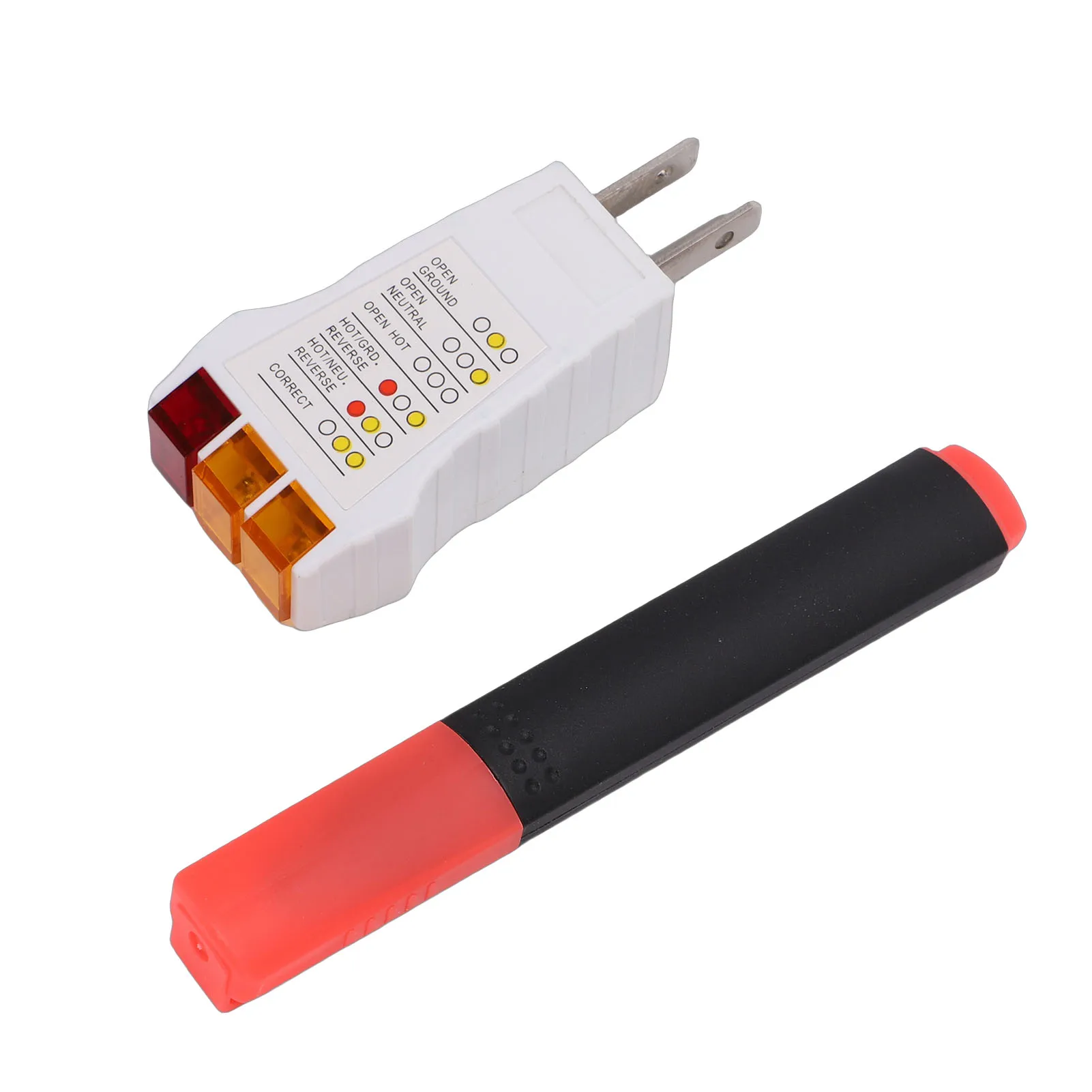 Grounding Product Test Kit with Outlet Tester Conductivity Test Pen for Grounding Sheets Mats Pads Blankets Wristband Pillow Cas