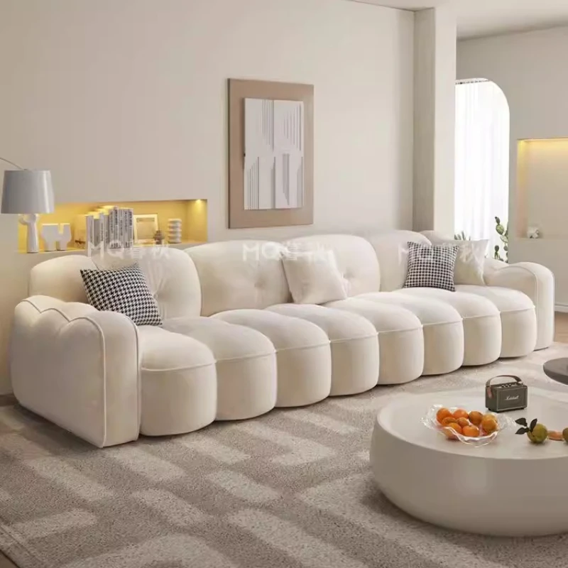Girly Aesthetic Living Room Sofa Italian Oversized Modern Loveseat Living Room Sofas Lounge Bedroom Divano Moderno Furniture