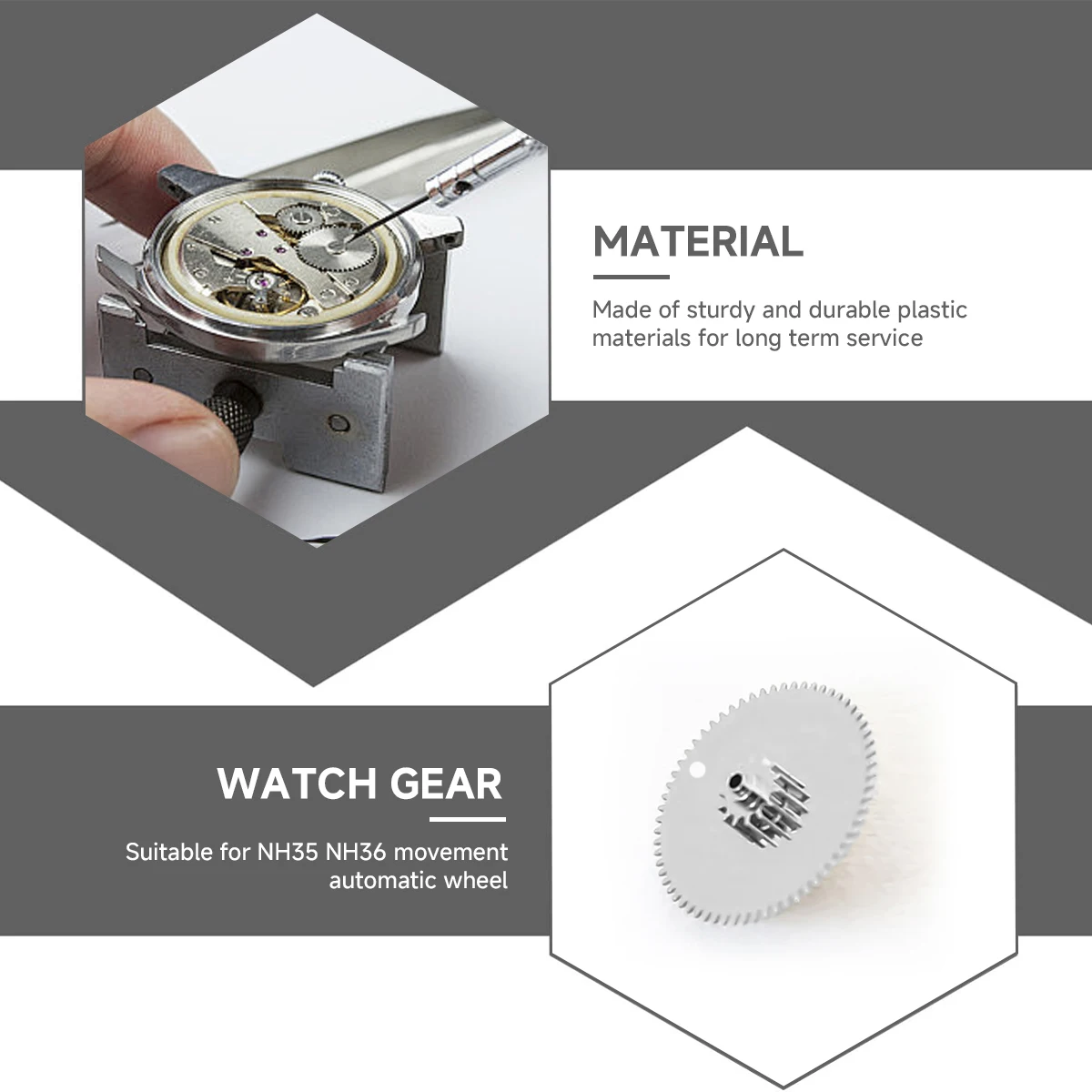 Mod Horloge Reparatie Deel NH35 NH36 Beweging Accessoires Paraplu Wiel Fit voor Seiko Mechanisch Horloge Onderhoud