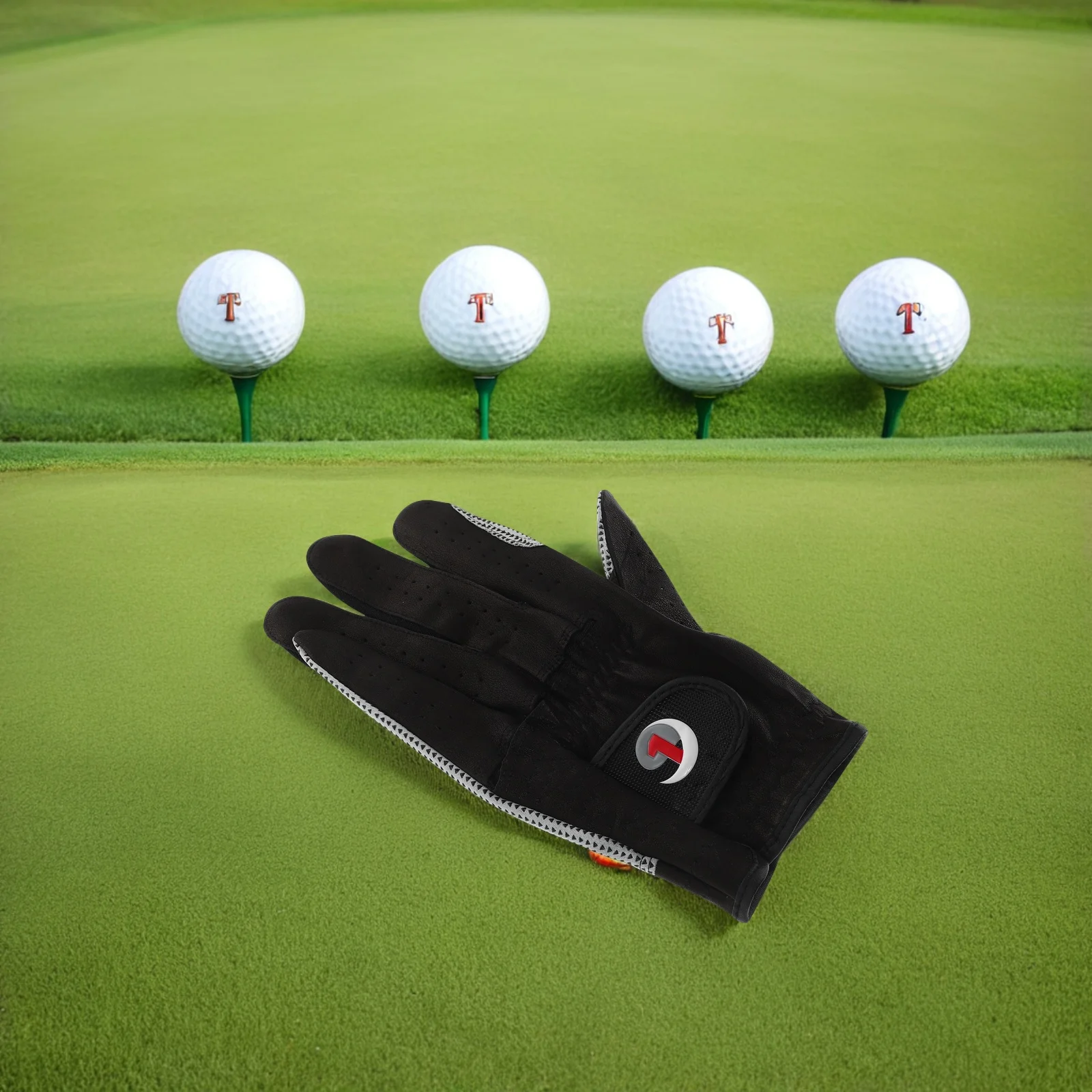 إكسسوارات الجولف للرجال قفاز اليد اليسرى جزيئات نونسليب مصممة مقاس 26 قفاز جولف للرجال لليد اليسرى قفازات رياضية