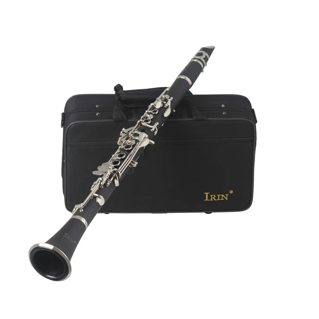 

Factory direct high quality black bakelite B flat clarinet clarinette for playing with bag