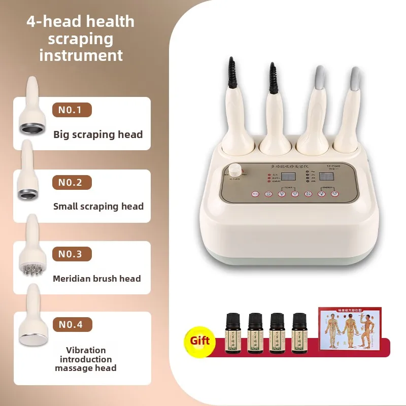 Electric scraping instrument cupping meridian dredging body multi-functional massage
