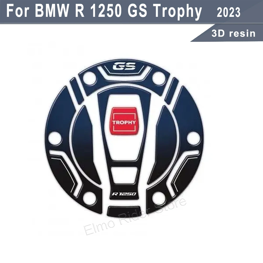 Autocollant de bouchon de carburant en résine précieuse, BMW R 1250 GS Trophy 2023 R 1250GS Trophy 2023, 3D Election Xy