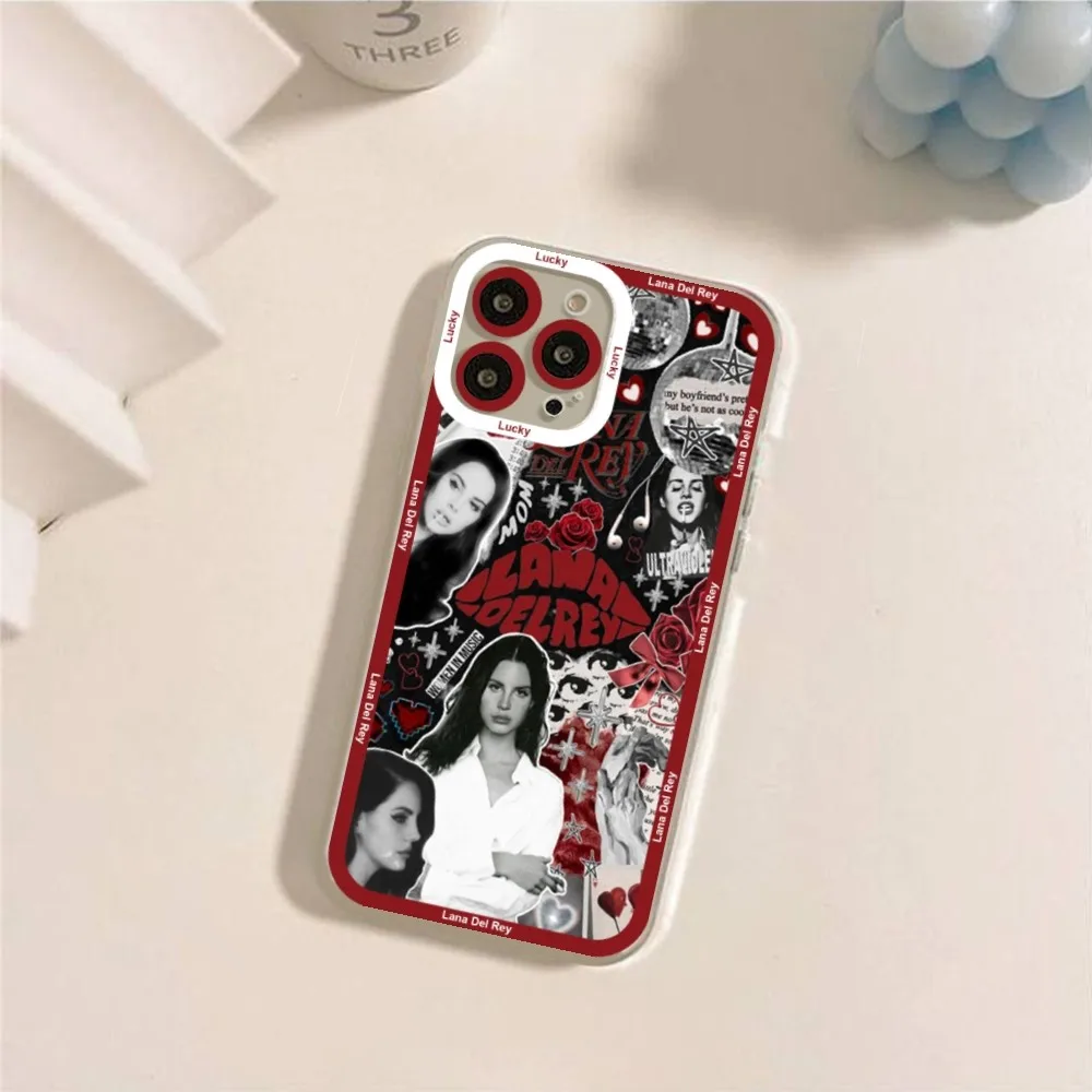 Lana Del Rey Singer Kraft Poster Phone Case For iPhone 12 11 13 14 Pro Max XR XS Max X SE2020 7 8 Plus Case