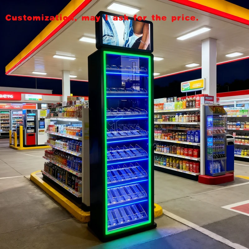 

custom.Under Counter Pusher Shelves Gantry Gondola Wood Fixtures Drawer Sales Display Cabine