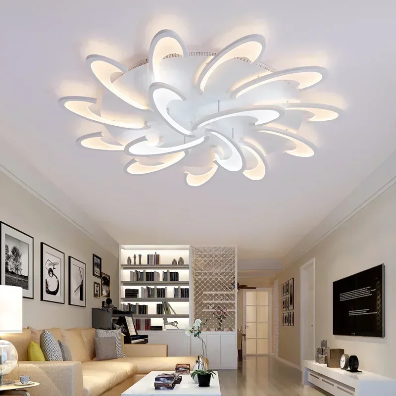 Modern Bedroom Led Ceiling Lamp Living Room Lamp Warm Romantic Simple Master Bedroom Creative Nordic Personality Lamps