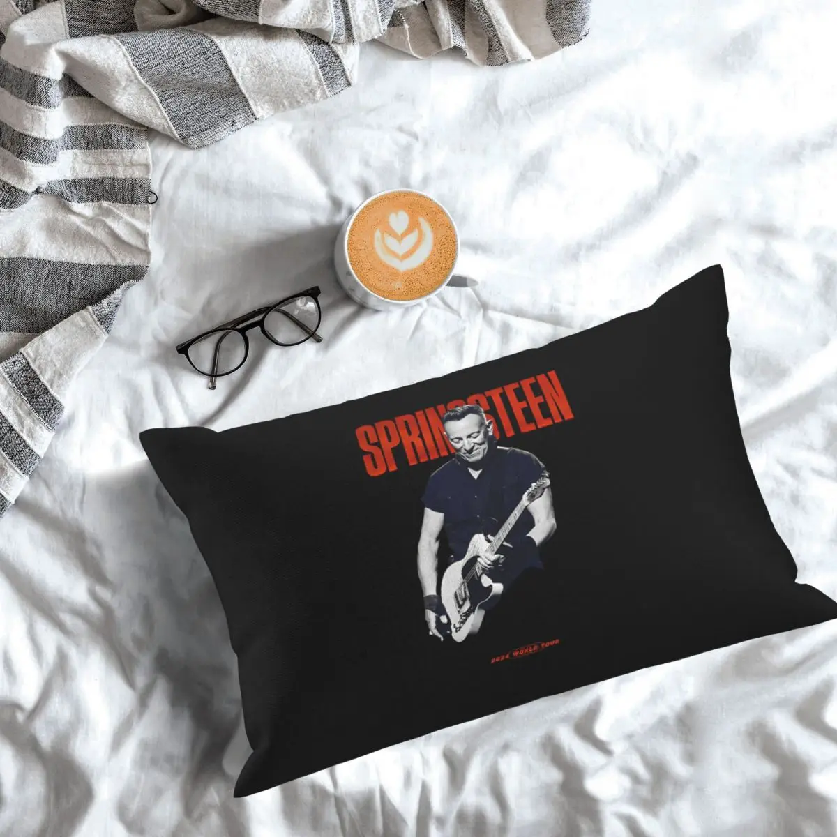 بروس سبرينغستين مستطيل المخدة غطاء الوسادة ديكور غرفة نوم السرير المنزل الراحة رمي وسادة #3