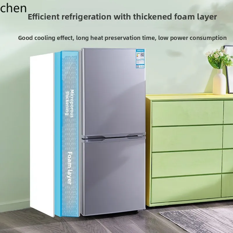 ZML refrigerator small household double door single dormitory mini first-class energy efficiency and power saving