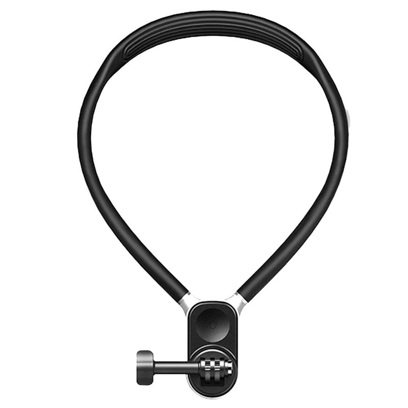 

Silicone Neck Hold Mount For Gopro Hero 11 10 9 8 Insta360 DJI Osmo Action Ergonomic Mount Bracket Size S Easy Install