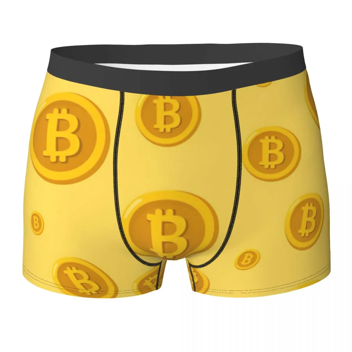 

Нижнее белье для криптовалюты с биткойнами, удобные трусики с биткойнами BTC, таможенные шорты, трусы, сумка, мужские боксеры больших размеров