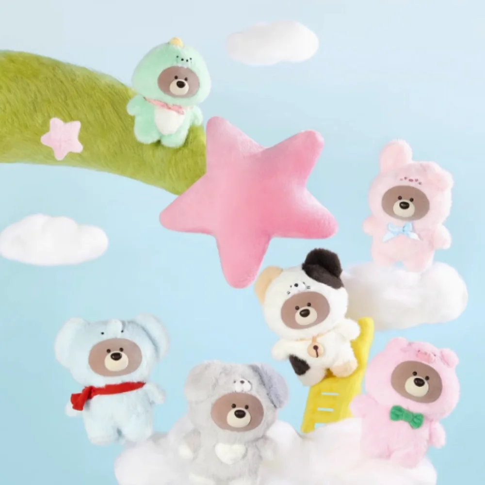 New Gifford Bear Costume Series Blind Boxes Vinyl Plush Toys Keychains Backpacks Pendants Table Decorations Festival Gift