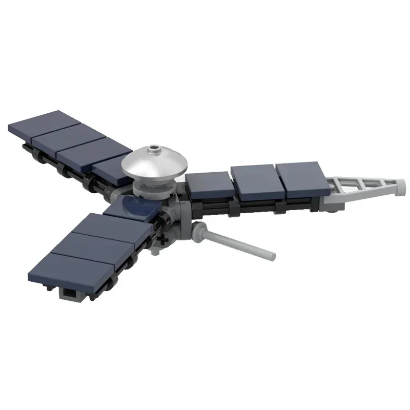 MOC 1:110 The Space Probe Juno Space Rocket Building Blocks Artificial Satellite Universe Vehicle Bricks Toys For Children Gifts