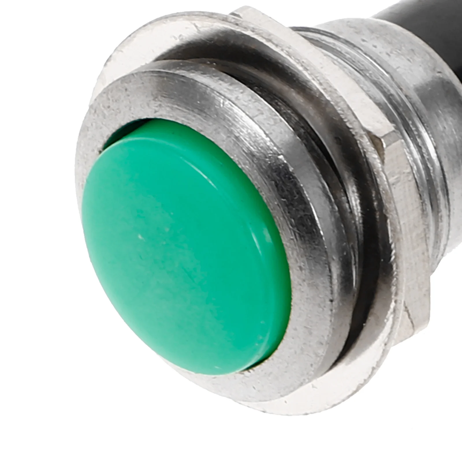 

6 шт. мгновенный кнопочный переключатель 2-контактный мини-круглый самосброс кнопка питания из цинкового сплава электрический переключатель для автомобильного звукового сигнала скутера