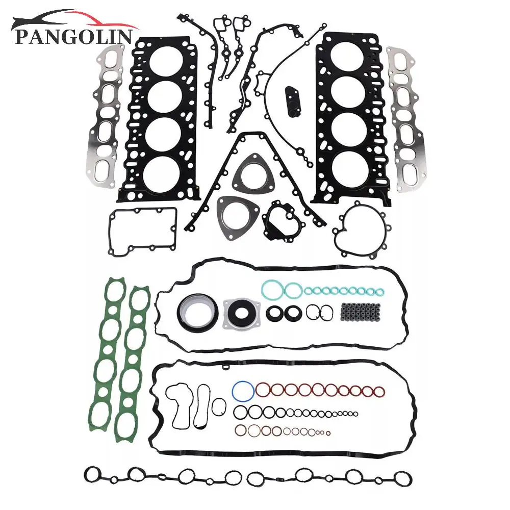 

PANGOLIN Gasket Seals Kit for Cayenne Turbo S (9PA) 2003-2007 Cayenne Turbo (9PA) 2004-2007 M48.50 4.5L V8 Turbocharged