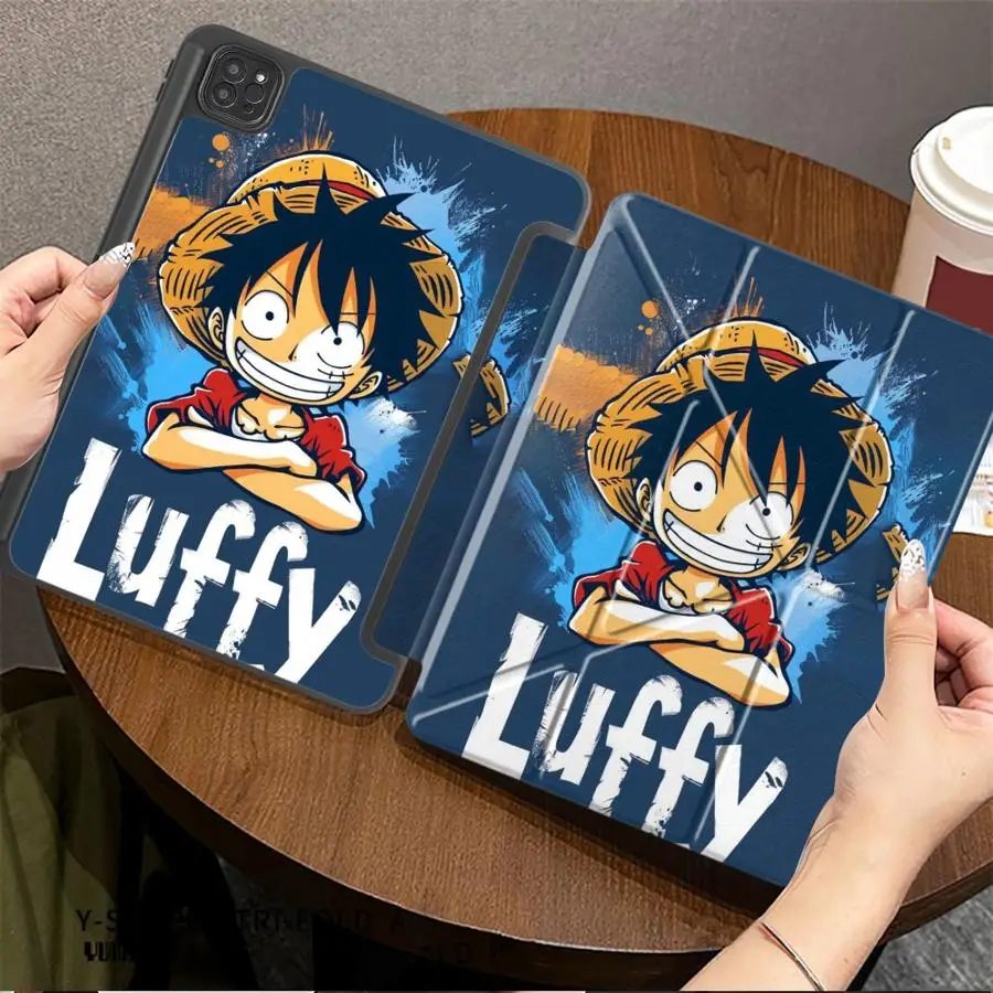 

Cartoon Anime O-One Piece Tablet Case For iPad Air 4 5 M3 M2 1 2 M4 11inch Mini 6 7 Pro 2025 Pro 11th 10th 9th 8th 7th 12.9inch