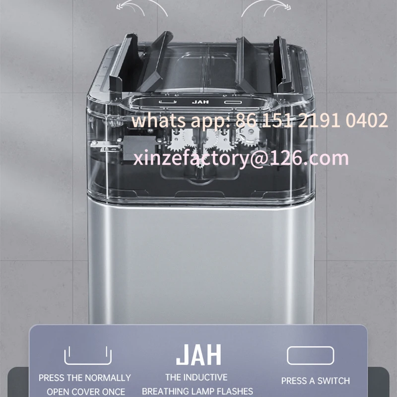 

Customizable 15/20/30/40/50/60 Liter Large Smart Trash Can Automatic Intelligent Sensor Bucket Dustbin Food Wast