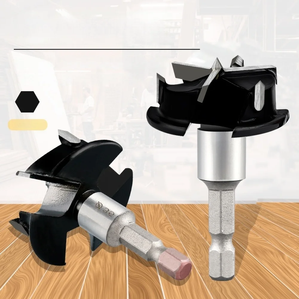 1pc 35mm Woodworking Hinge Hole Cutter With Limit Stop For Drawer Cabinet Furniture Installation Drilling Tool