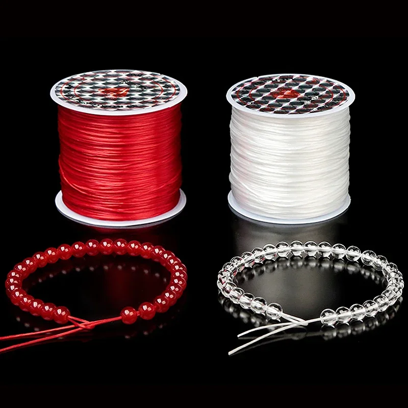 40M 0.7mm Jewelry Thread Stretch Elastic Beads Cord Crystal String Line Thread for Jewelry Making Beading Bracelets DIY Rope