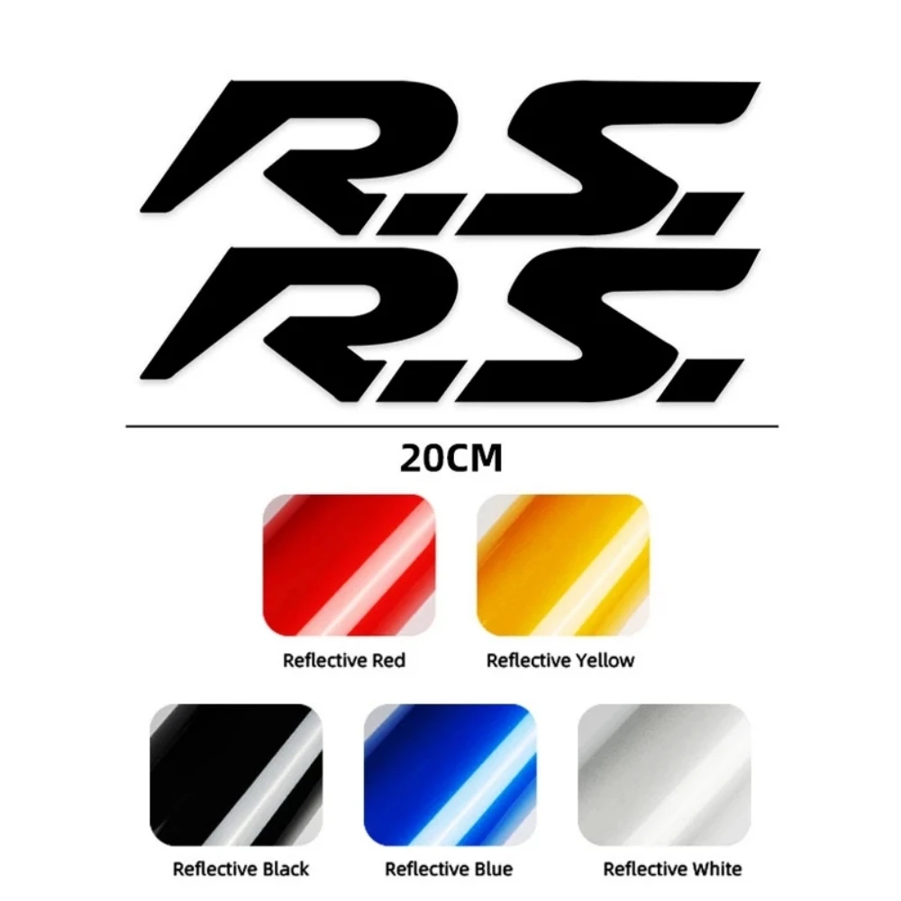 2Pcs Car Decals Stickers Rear Quarter Window Sticker For Renault RS Clio Twingo Sandero Arkana Performance Accessories