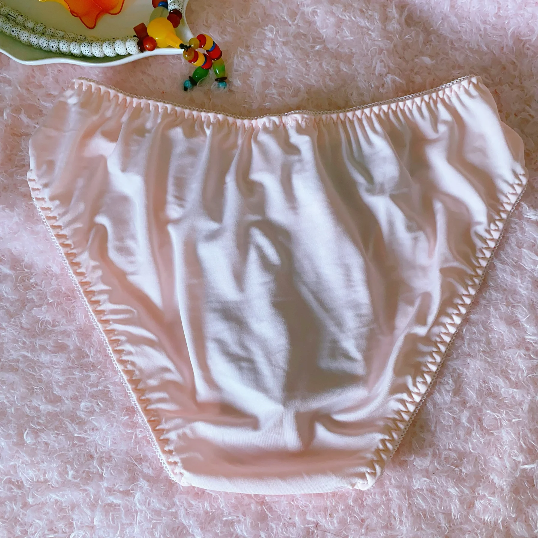 Slip rosa con design in pizzo dolce da uomo BF regalo Sissy LGBQ Live Show Private FKK Party Costumi di danza Mutandine