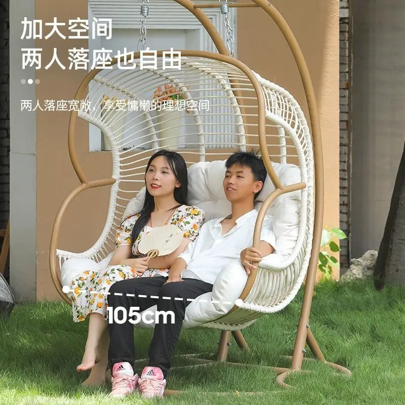 Indoor household Double swing chair Internet celebrity hammock Living room Lazy cradle chair
