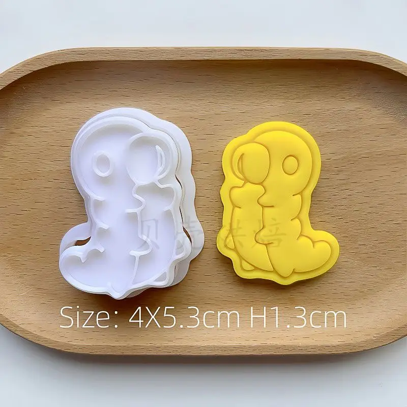 แม่พิมพ์คุกกี้ลายฮอลโลว์ไนท์ แบบกด ทำจากพลาสติก 3 มิติ สำหรับทำขนมอบ อุปกรณ์ทำขนม DIY