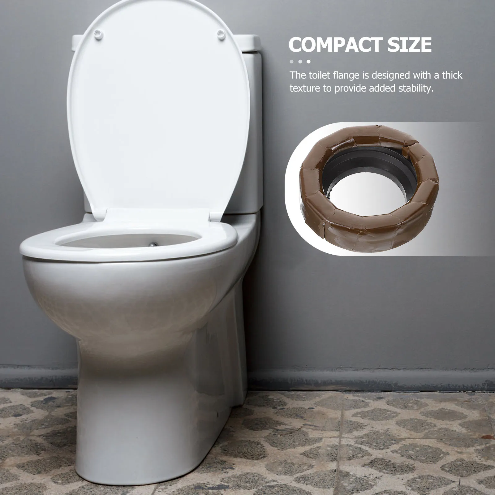 

Durable Toilet Flange Wax Ring Thick Design Anti Leak Universal Fit Rubber Toilet Seal Ring Replacement Kit and Gaskets