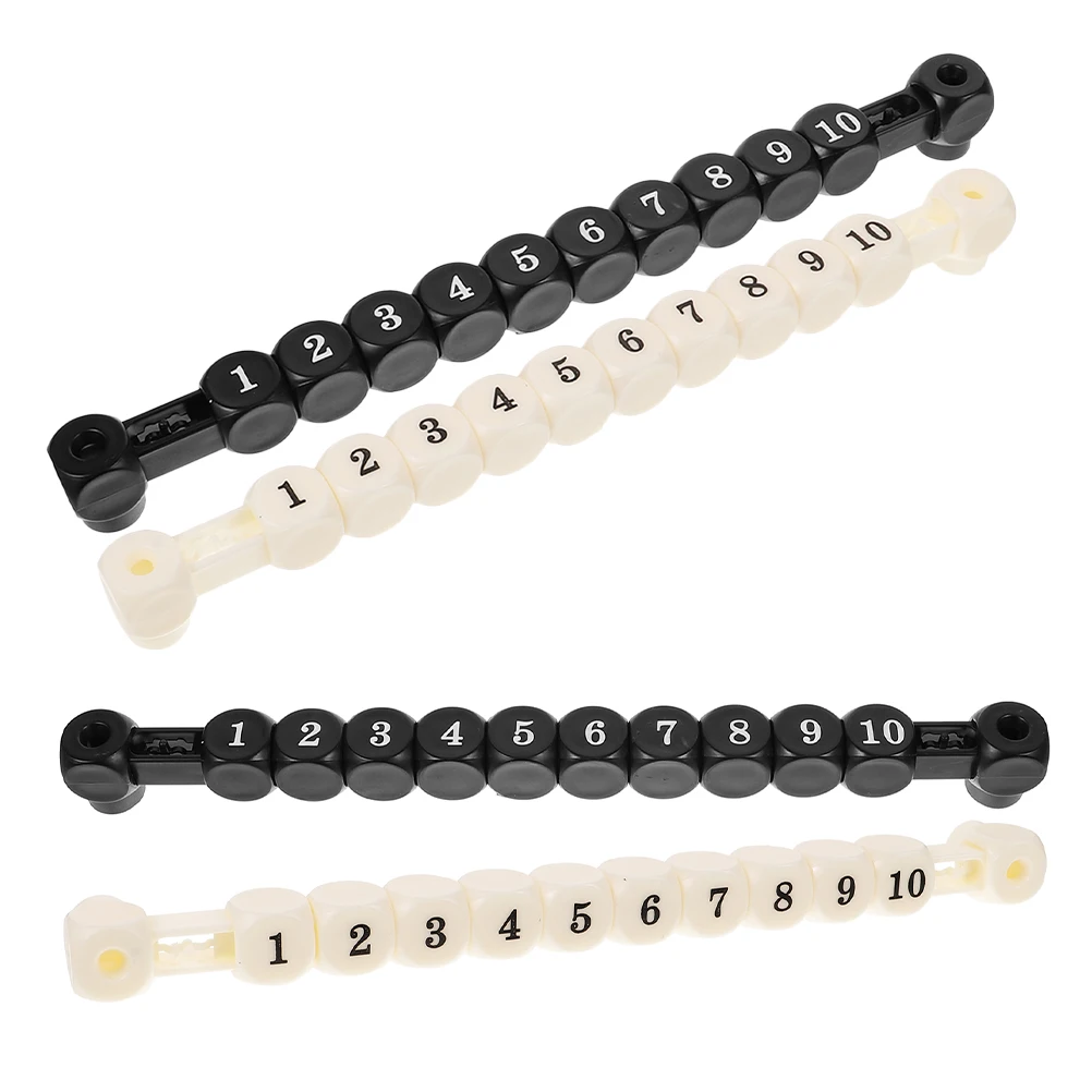 

4 Pcs Score Counter Durable Plastic Desktop Scoring Markers Foosball Table Parts Child Friendly Portable Design Easy