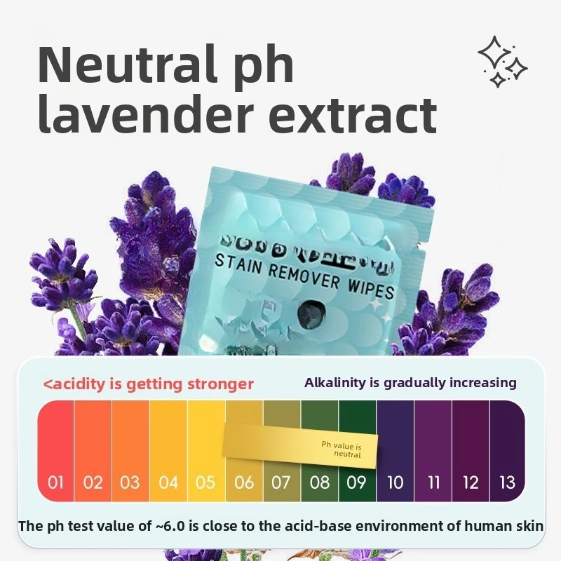 Doppelseitige Fleckenentfernungstücher – No-Wash-Notfall-Kleidungsreiniger, Fleckenentfernende Feuchttücher für Daunenjacken, einzeln