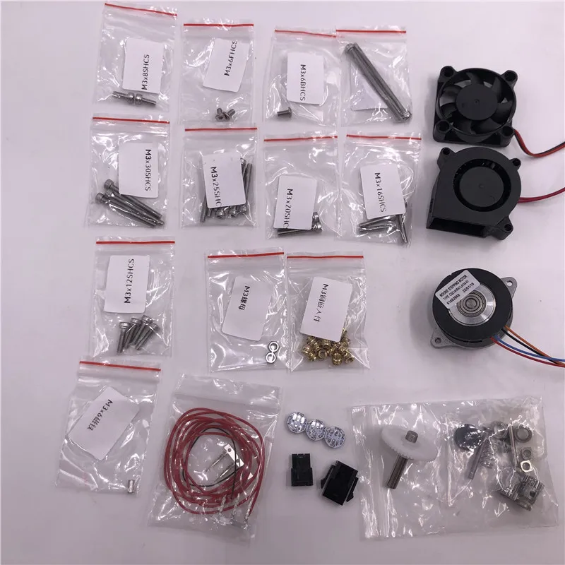 Quality  StealthBurner Extruder Screw Fastener Fans Full Kit with  MoonS Nema14  Pancake Motor for Voron 2.4 Trident 3D Printer