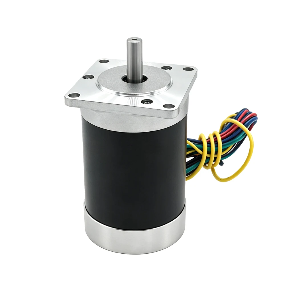 BLDC 65W 69W 130W 188W DC24V AC220V Brushless Motor Hall Sensor Motor Nema23 57mm 3000RPM 0.6Nm 3PH 8mm Shaft view 5