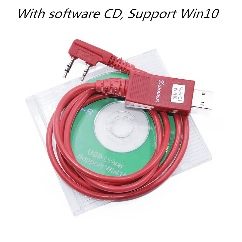 

Оригинальный USB-кабель для программирования WOUXUN, разъем K для KG-UVD1P KG-UV6D/9D PLUS KG-UV899 с программным обеспечением для программирования компакт-дисков
