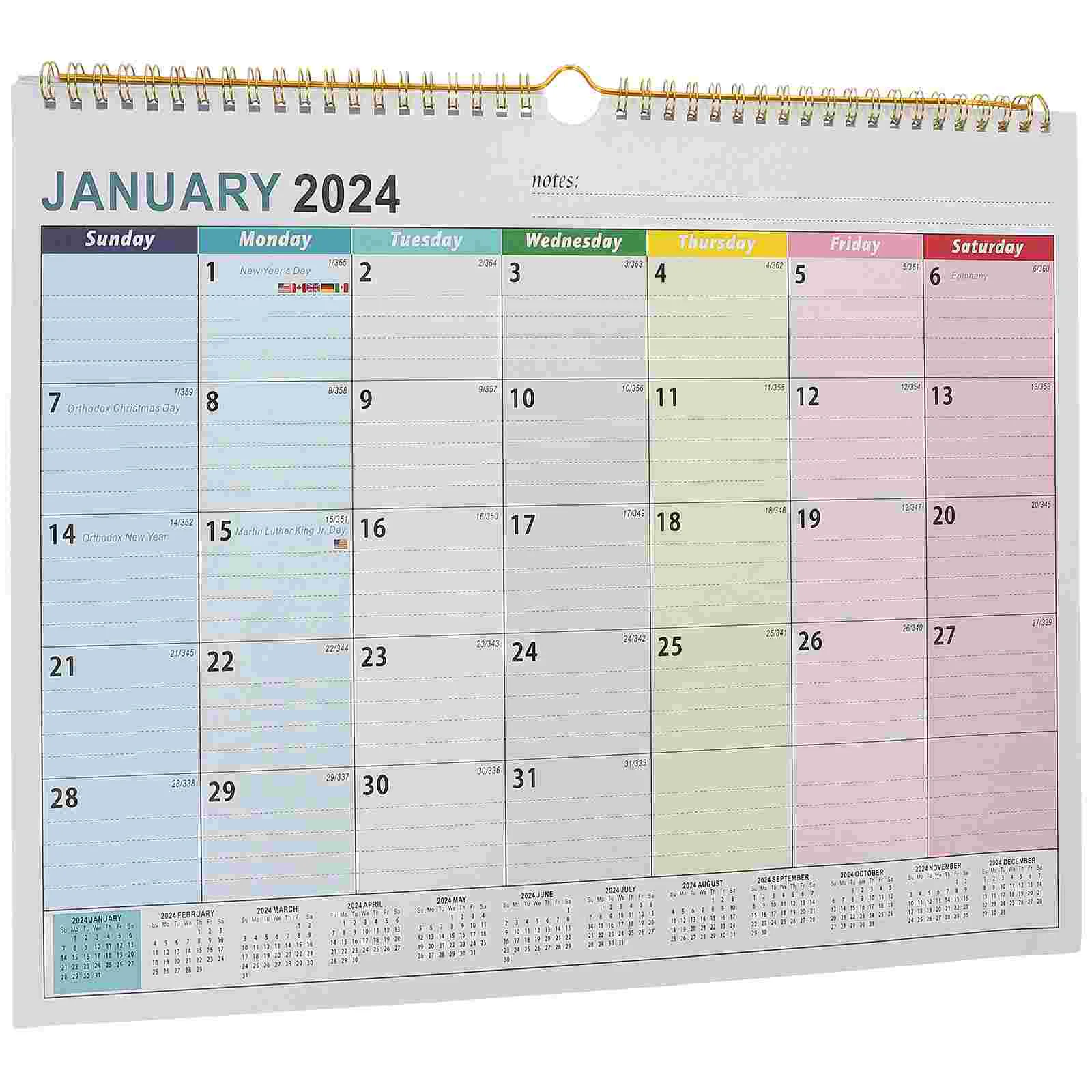 

Настенный календарь 2024-2025, подвесной график с января 2024 года по июнь 2025 года, настольный планировщик, новогодний домашний офис
