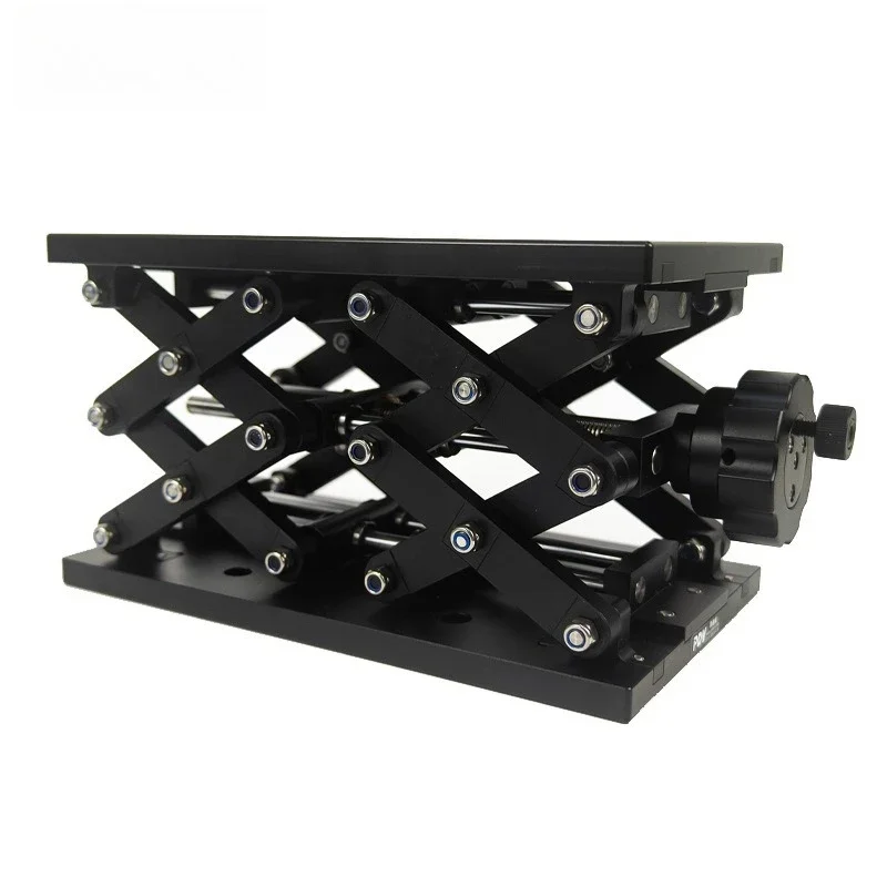 

120mm Travel Z-Axis Manual Lab Jack, High Precision Optical Sliding Lift for Lab Equipment