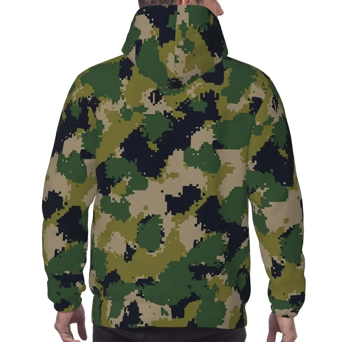 Splintertarn German WW2 Camouflage Army Military Camo  Hoodies Hip Hop Pullover Autumn Winter Sweatshirts Long Sleeve Tops