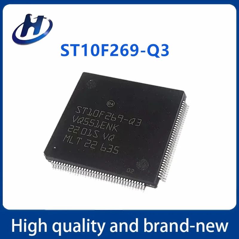 2-5PCS Brand New Original ST10F269-Q3 ST10F269 QFP144 Tapping CPU SMT 16-bit MCU