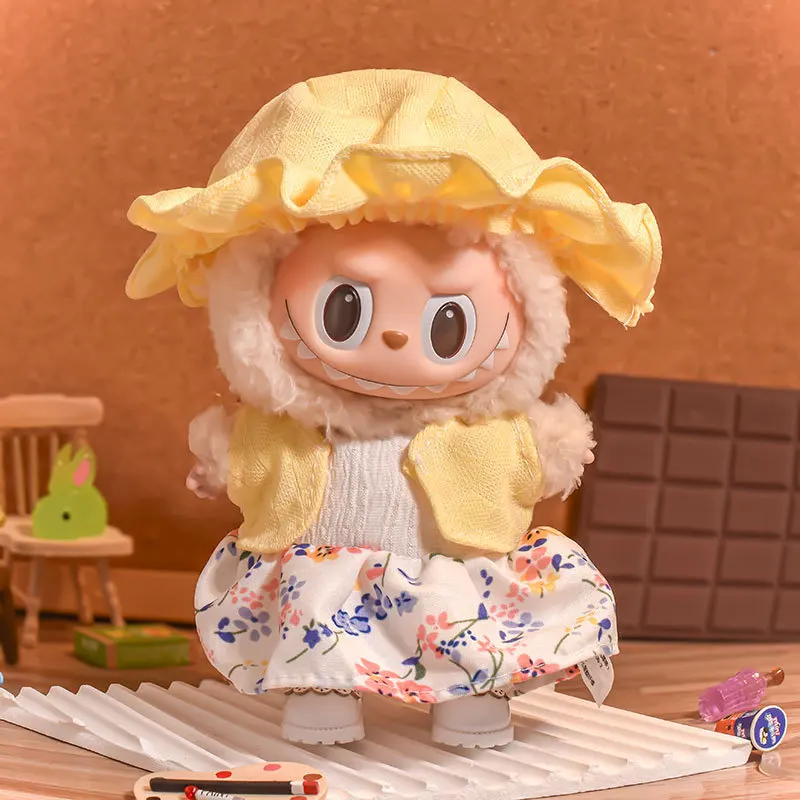 人形服アクセサリー 17 センチメートルラブブスカート/帽子/ストラップパンツパジャマセット人形おもちゃドレスアップ 1 セット