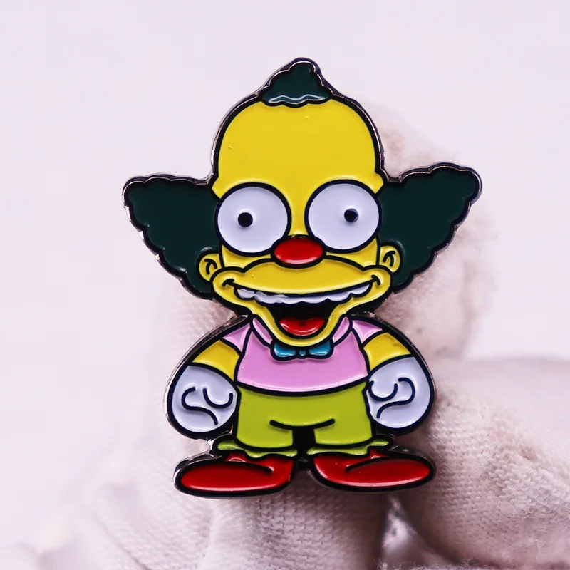 Homer Simpson-Pin esmaltado de películas de Anime, broche de solapa de Metal, insignias para mochilas, broches, accesorios de joyería de moda, regalos