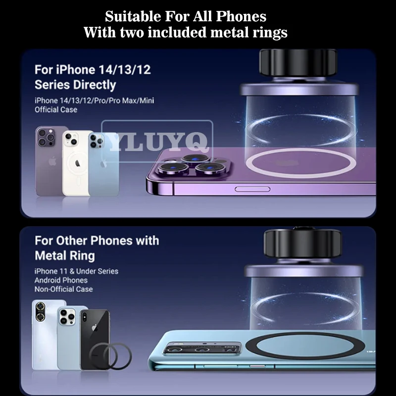 لسيارات BMW 1 2 Series 118i 120i 125i F52 2017 2019 2020-2023 حامل هاتف مغناطيسي للسيارة ، حامل برأس كروي عالي الجودة خصيصًا