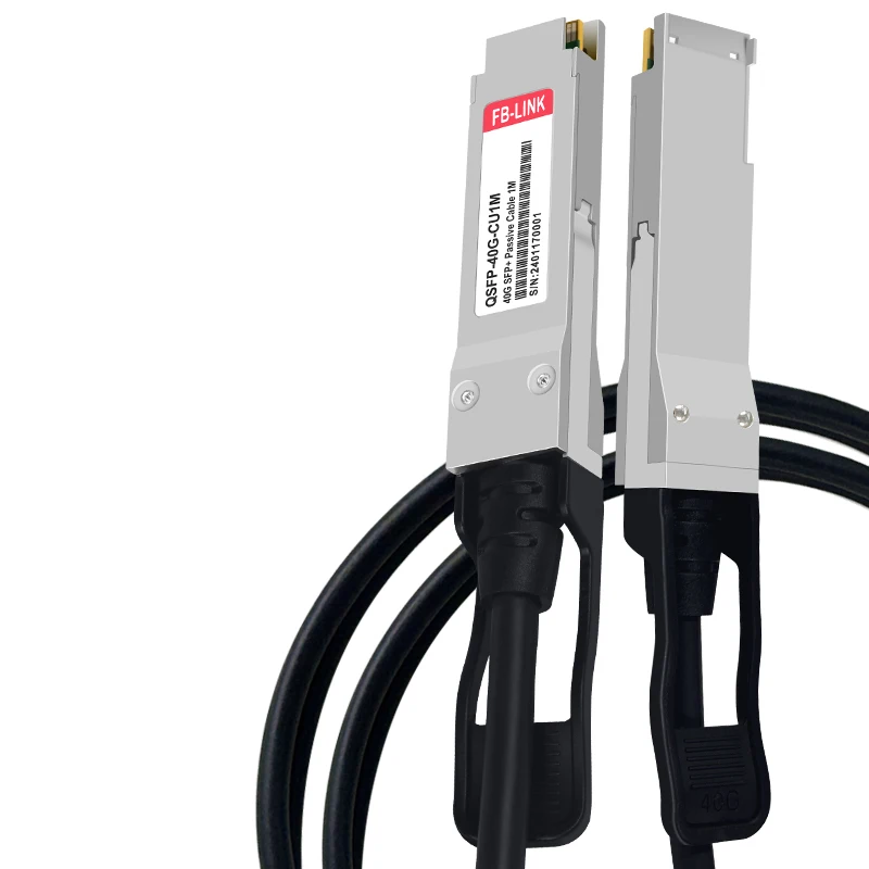 40G DAC QSFP to QSFP Twinax Cable Passive, 1M, Copper Cable Compatible with Cisco Ubiquiti, Intel, Mikrotik Etd.